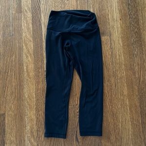 lululemon cropped leggings size 4, black